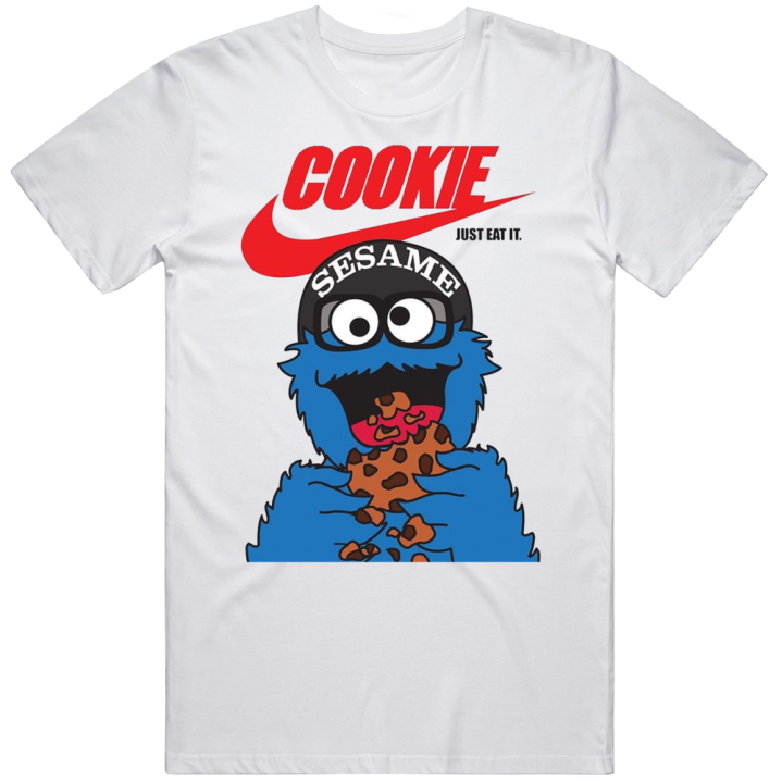 Cookie Monster Just Eat It Parody T Shirt