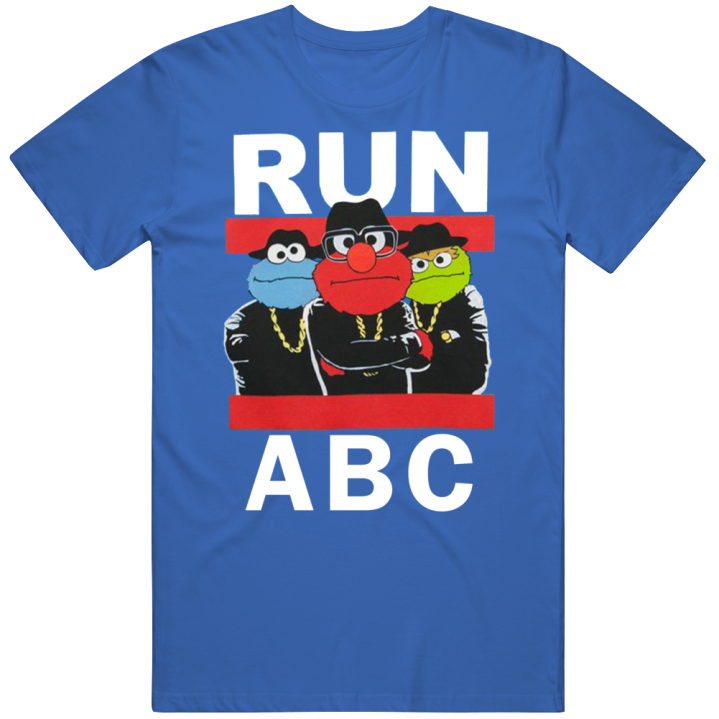 Run Abc Muppets Dmc Parody T Shirt