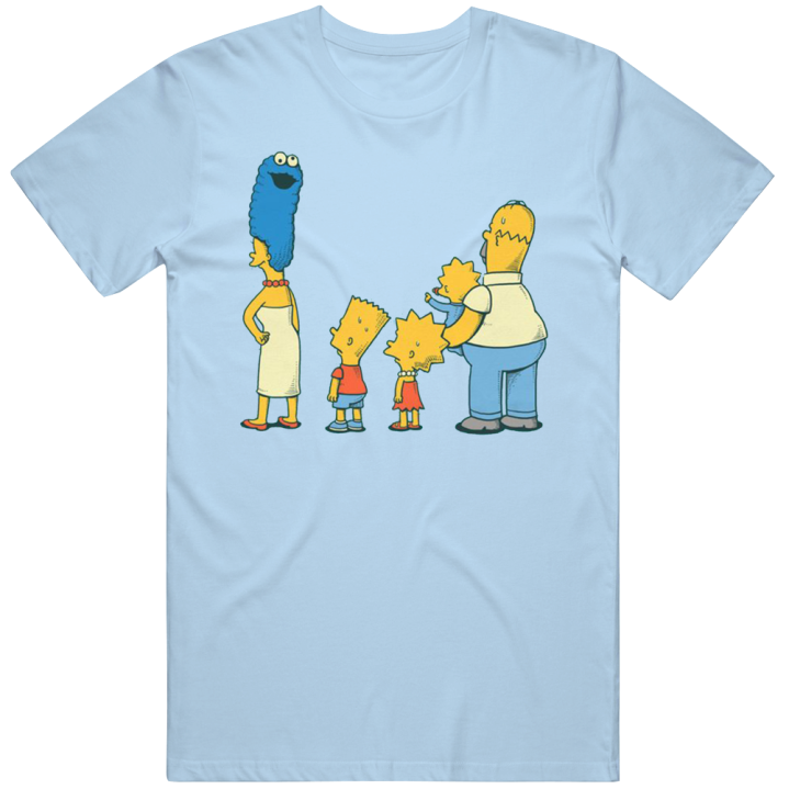 Cookie Monster Marge Simpsons Parody T Shirt