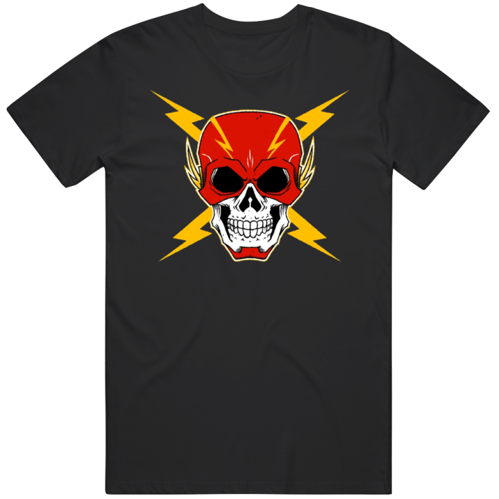 The Flash Fast Death Skull T Shirt