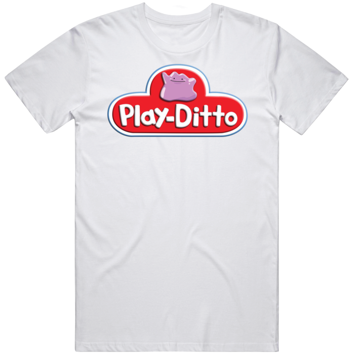 Playdough Play Ditto Pokemon Parody T Shirt