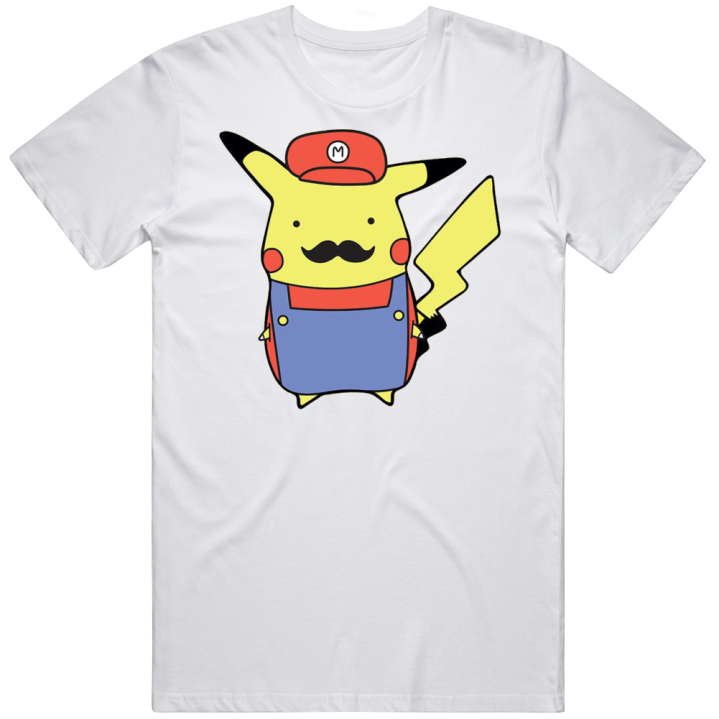 Pikachu Mario Crossover T Shirt