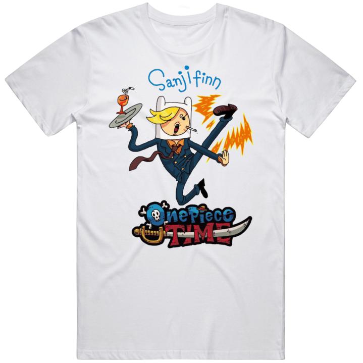 One Piece Adventure Time Sanji Finn T Shirt