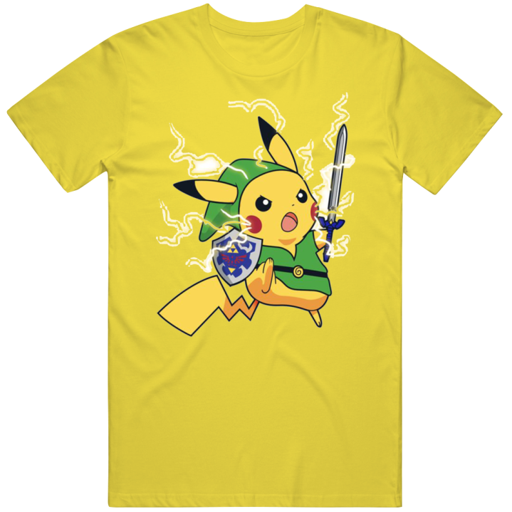 Pikachu Zelda Lightning T Shirt