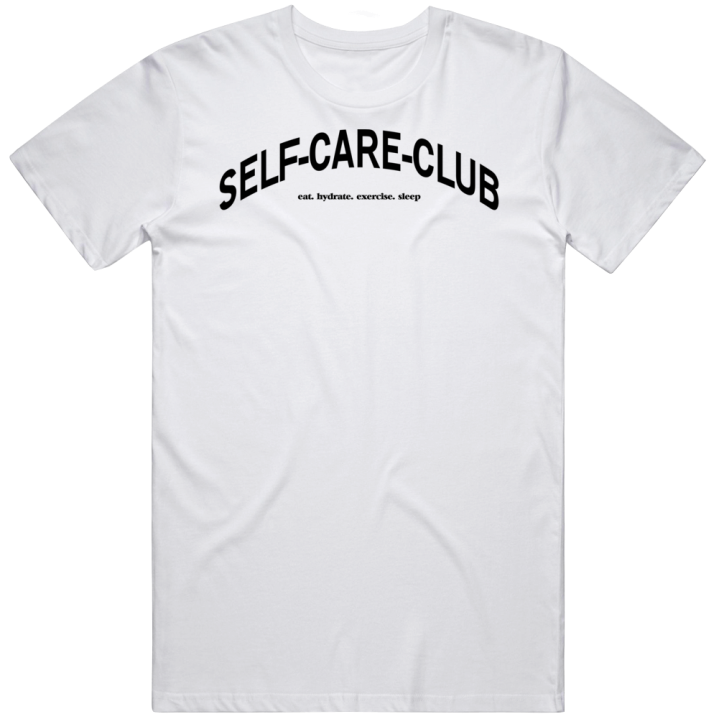 Self Care Club White Men Can't Jump T Shirt