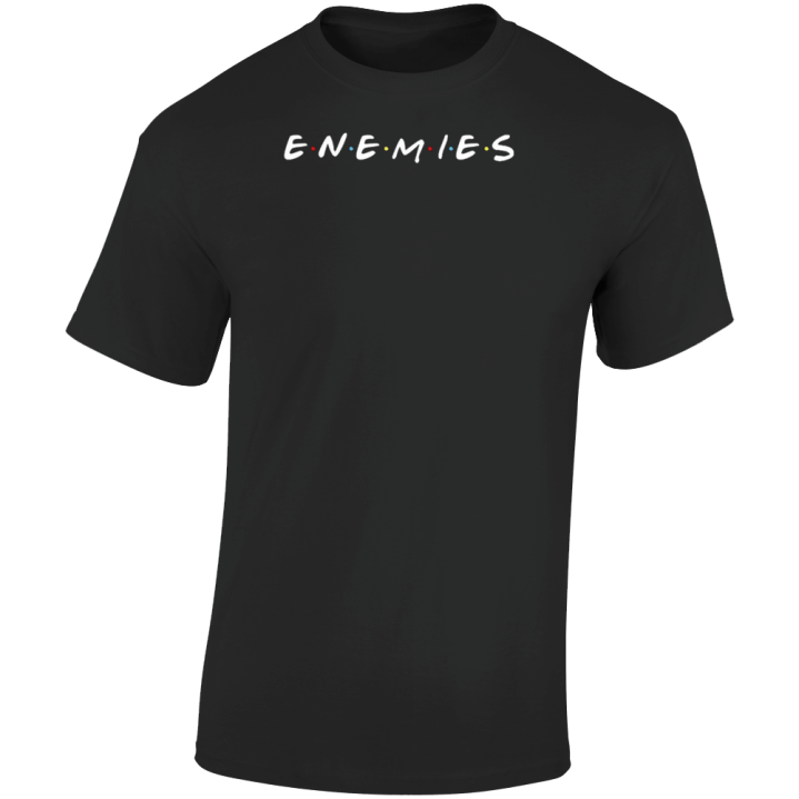 Enemies Friends Parody T Shirt