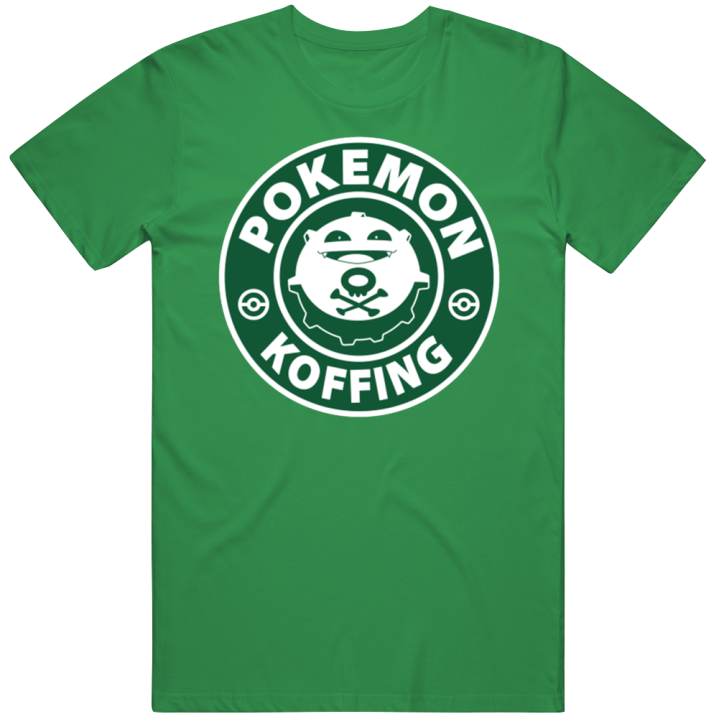 Pokemon Koffing Starbucks Coffee Parody T Shirt