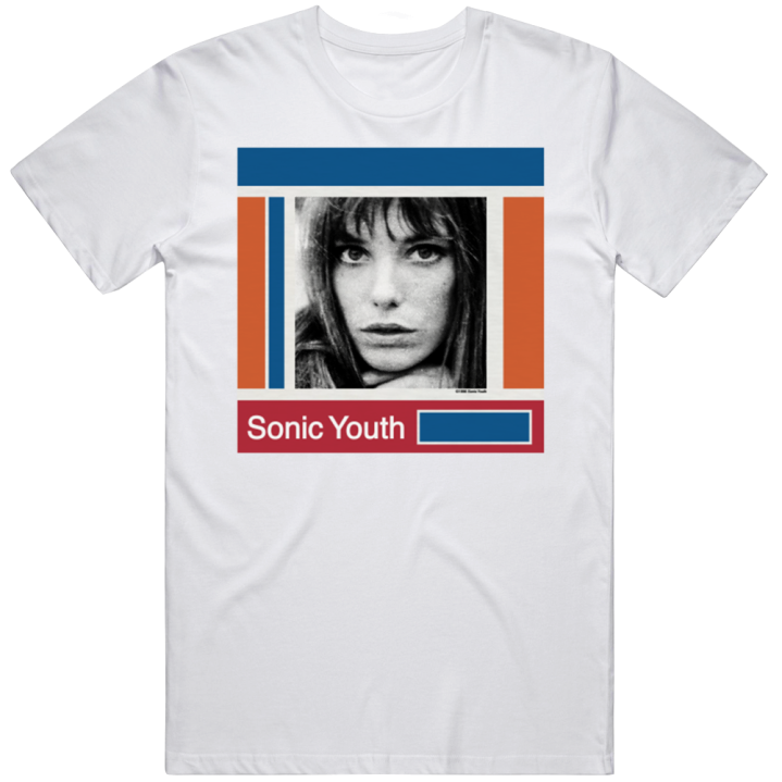 Sonic Youth Jane Birkin Bootleg Retro T Shirt