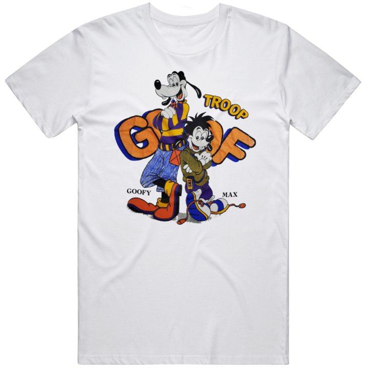 Goof Troop Goofy Max Vintage Bootleg T Shirt