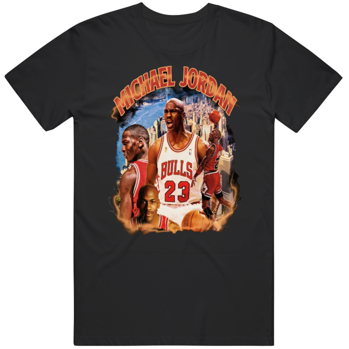 Michael Jordan Bootleg Retro Vintage T Shirt