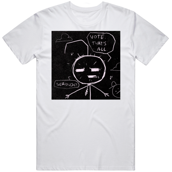 Vote That's All Seriously Happy Noodle Boy T Shirt