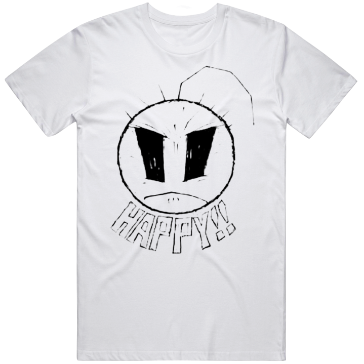 Happy Noodle Boy Sketch T Shirt