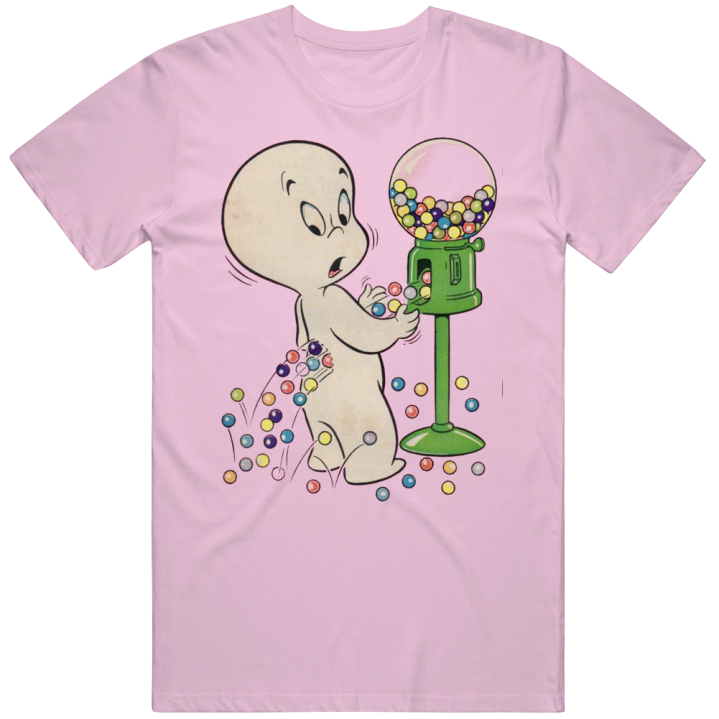 Casper Friendly Ghost Bubble Gum T Shirt