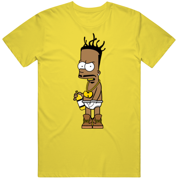 Black Bart Old Dirty Bastard Simpsons Parody T Shirt