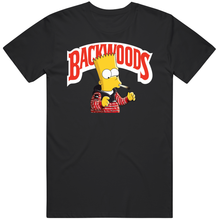 Backwoods Bart Simpson Parody T Shirt