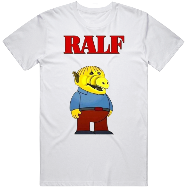 Ralf Alf Wiggum Simpsons T Shirt