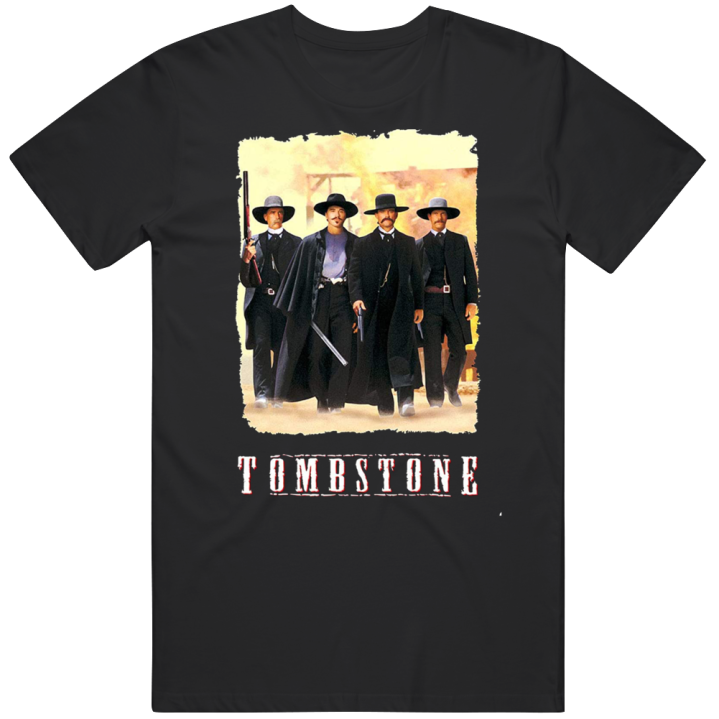 Val Kilmer Tombstone Western Cowboy T Shirt