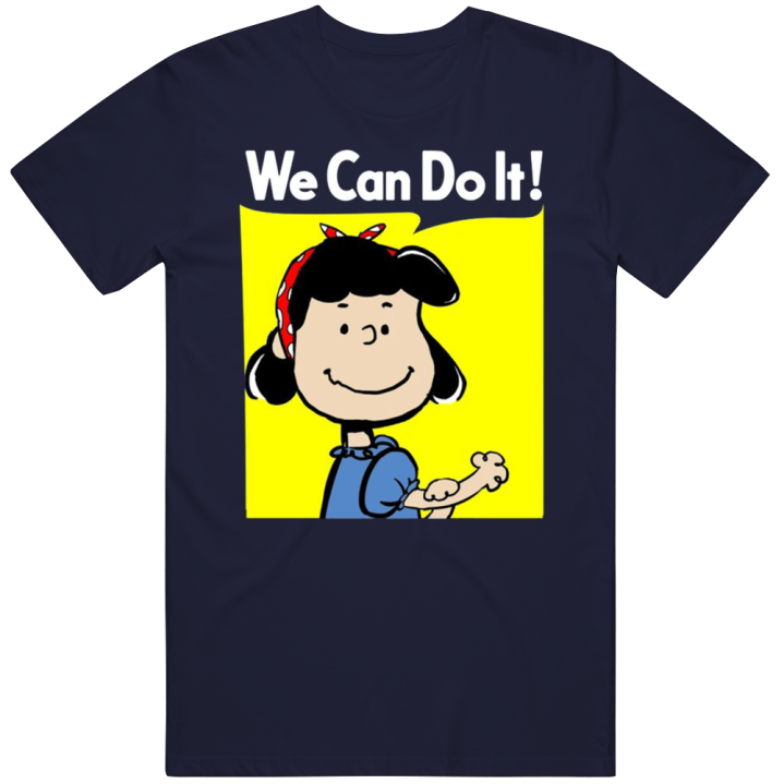 We Can Do It Lucy Peanuts Comics T Shirt