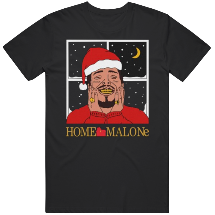 Home Malone Post Christmas Gift T Shirt