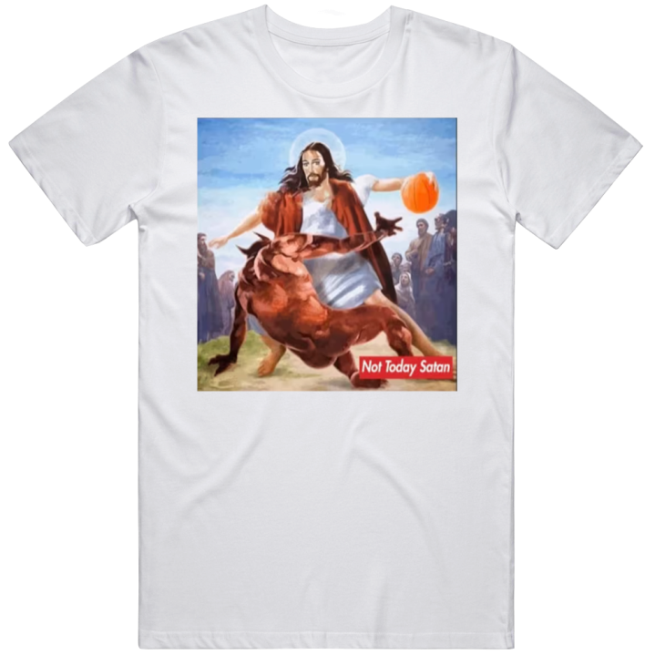 Not Today Satan Jesus Crossover Passover T Shirt