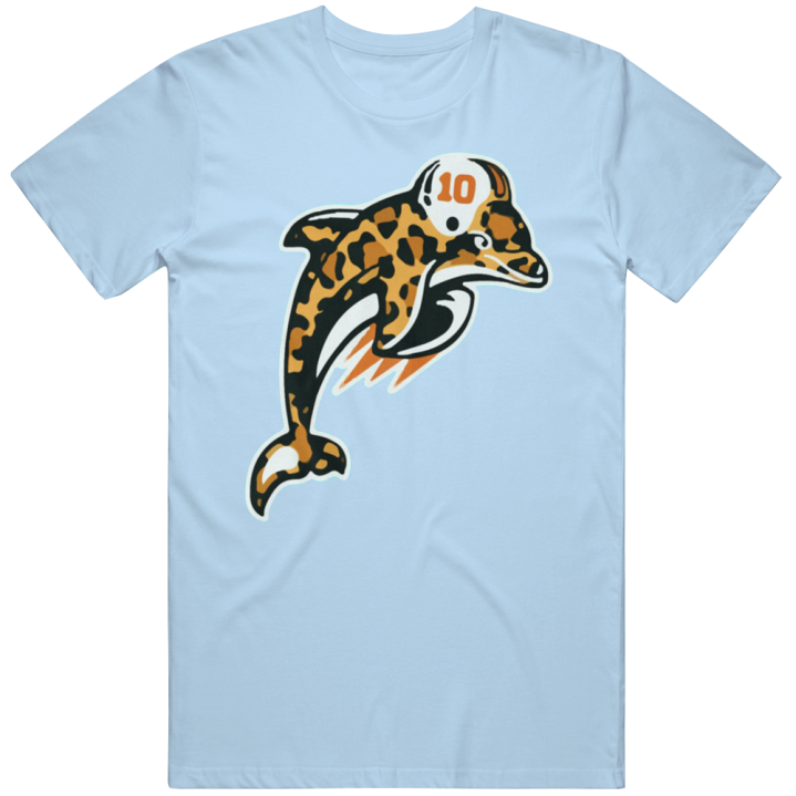 Cheetah Fish Miami Dolphin T Shirt