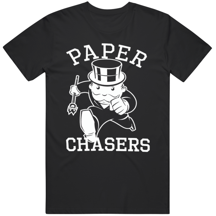 Paper Chasers Monopoly Man T Shirt