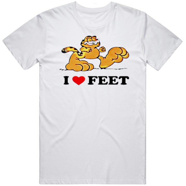 Garfield I Love Feet T Shirt