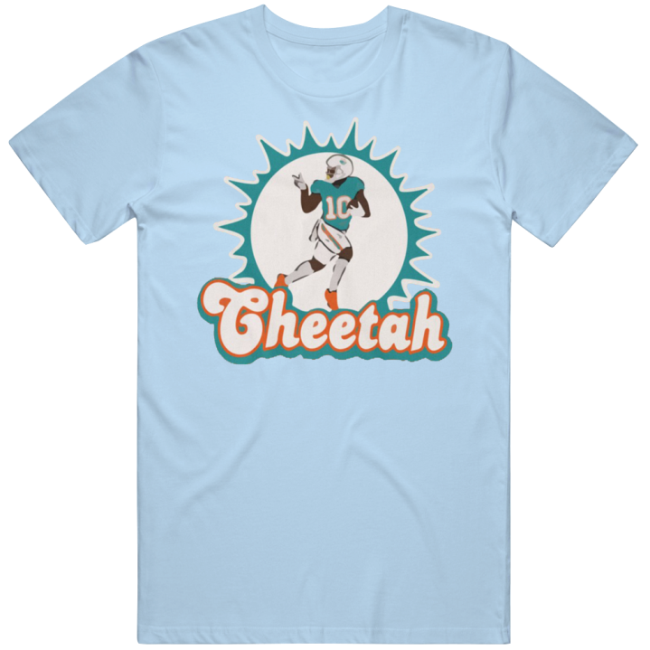 Cheetah Fish Miami Dolphins Football T Shirt