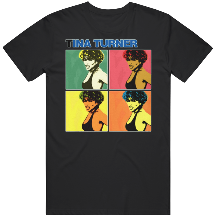 Tina Turner Multi Color Tribute T Shirt