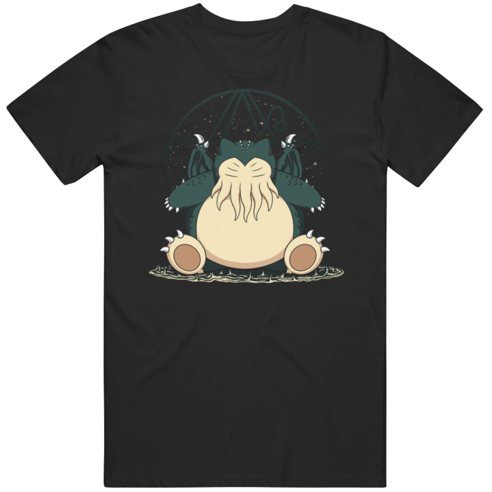 Snorthulhu Snorlax Cthulhu Pokemon Parody T Shirt