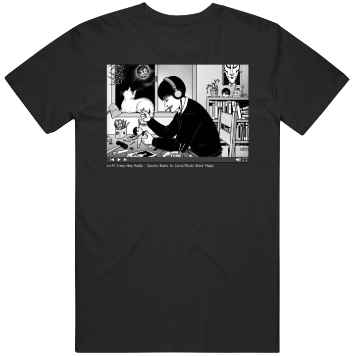 Lofi Hip Hop Junji Horror Manga Anime T Shirt