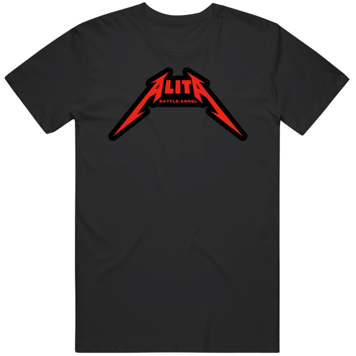 Alita Battle Angel Gunnm Battle Rock Band Parody T Shirt