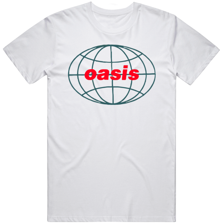 Oasis World Rock Band T Shirt