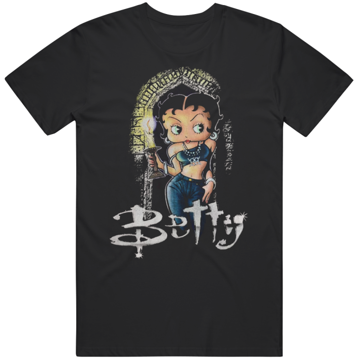 Betty The Vampire Slayer Buffy Boop T Shirt