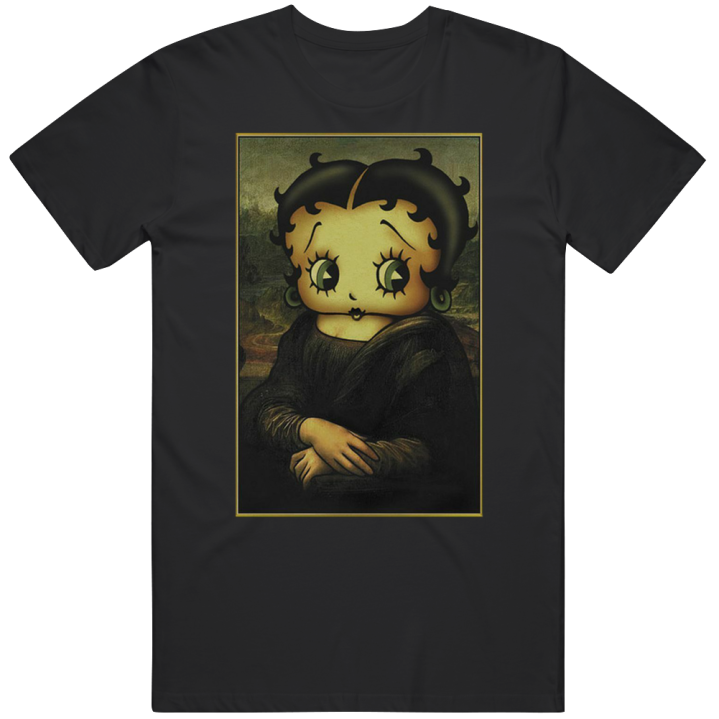 Boopalisa Betty Boop Mona Lisa Bootleg T Shirt