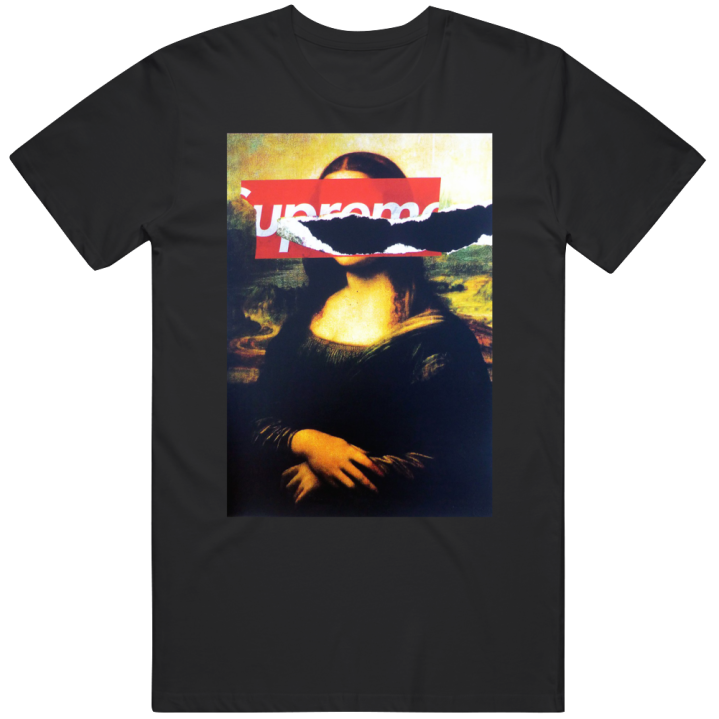 Mona Lisa Ripped Face Bootleg T Shirt