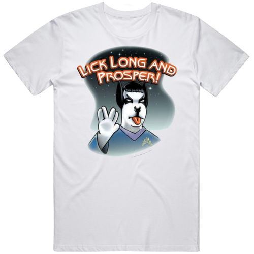 Star Trek Lick Long & Prosper Spock Big Dogs T Shirt