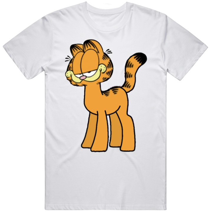 Garfield My Little Pony Parody Cursed T Shirt