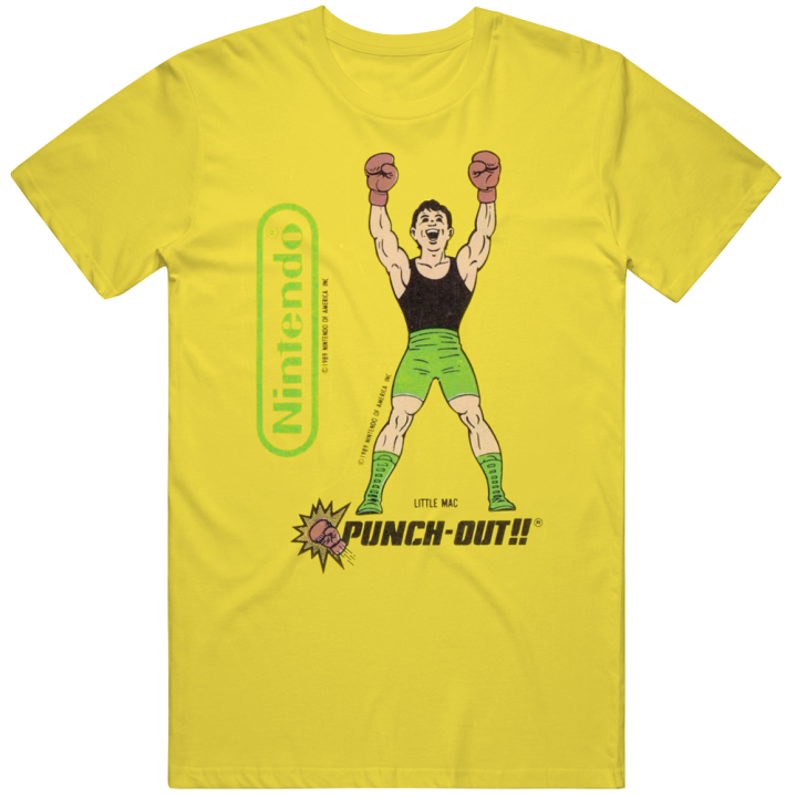 Nintendo Punch Out Retro Video Game T Shirt