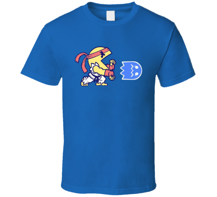 Wakka Street Fighter Pacman Parody Ryu T Shirt