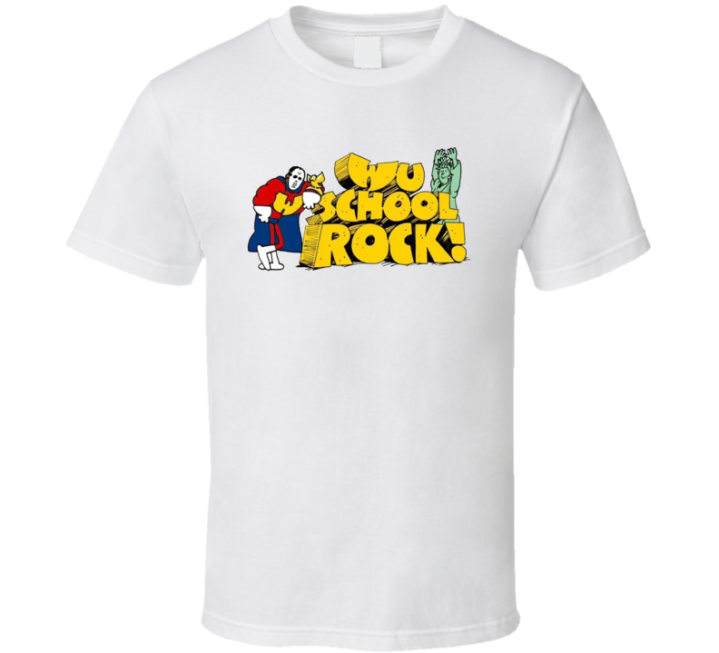 New Wu School Rock Wu-tang Parody T Shirt