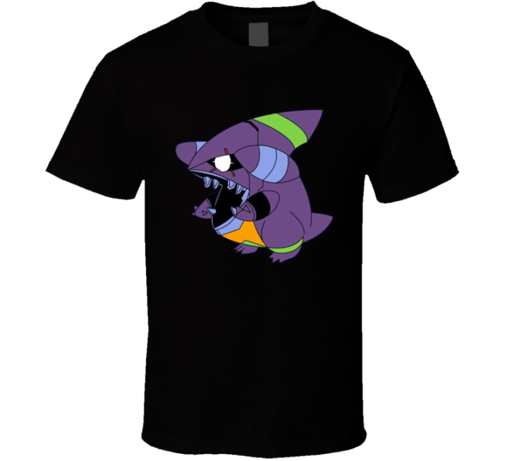 Sharpedo Neon Genesis Pokemon Parody T Shirt