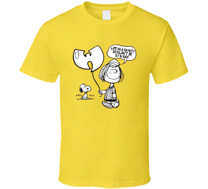 Life As A Shorty Snoopy Wu-tang Peanuts Clan T Shirt