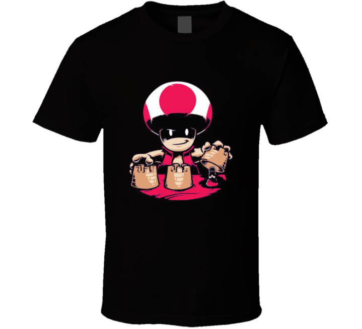 Super Mario Toad Peach Shell Cup Game Parody T Shirt