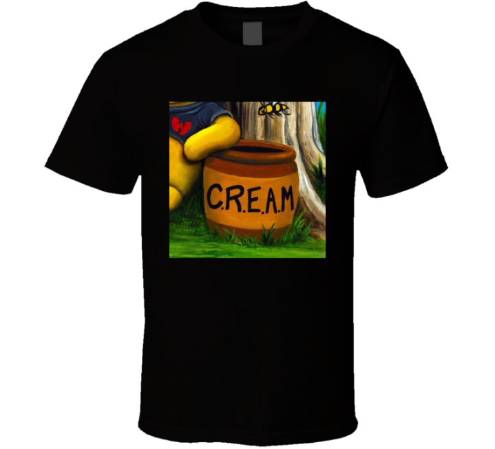 Cream Winnie The Pooh Wu-tang Clan Honey Parody T Shirt