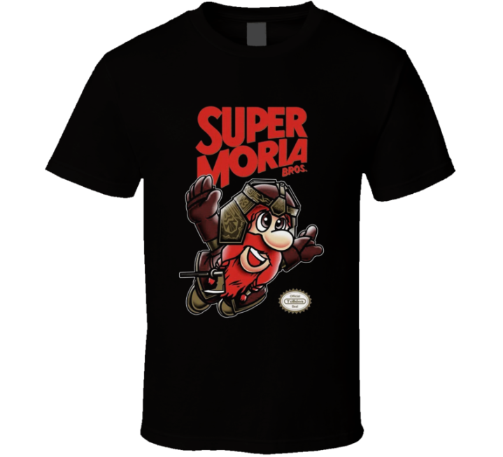 Super Moria Dwarves Mario Bros Parody T Shirt