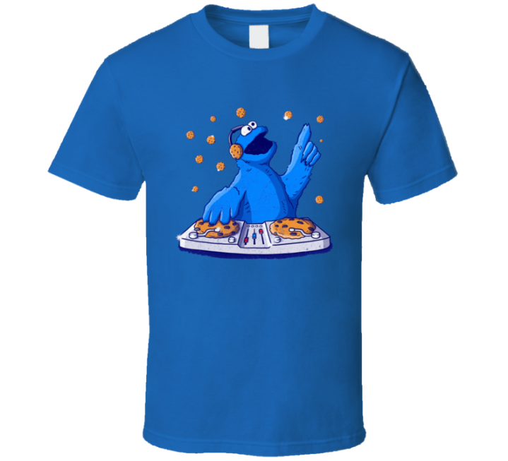 Dj Cookie Monster Rave Parody T Shirt