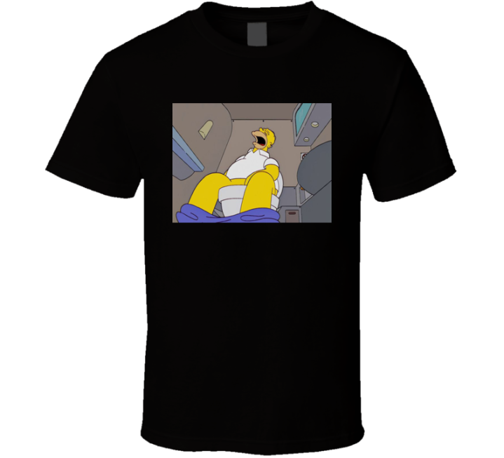 Homer Simpson Taking A Dump Meme T Shirt