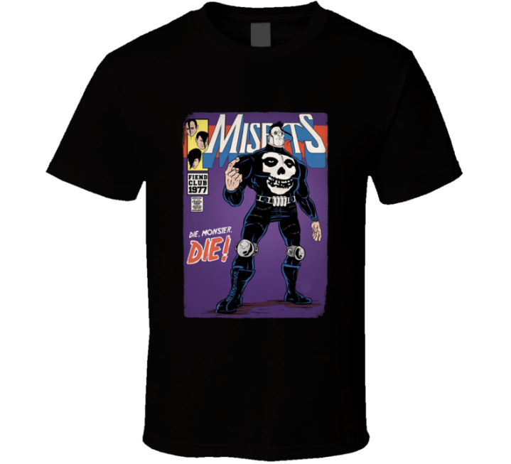 Misfits Glenn Danzig Punisher Comic Parody T Shirt