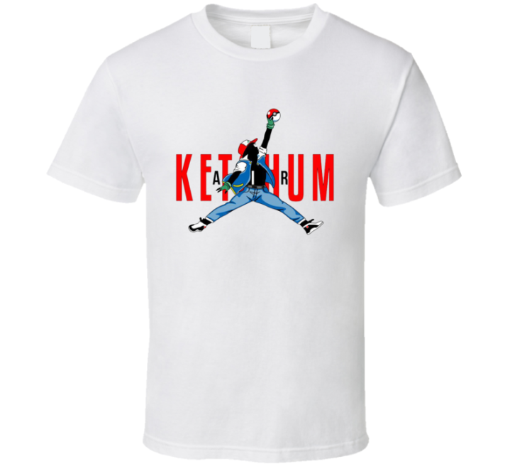 Air Ketchum Pokemon Jordan Parody T Shirt